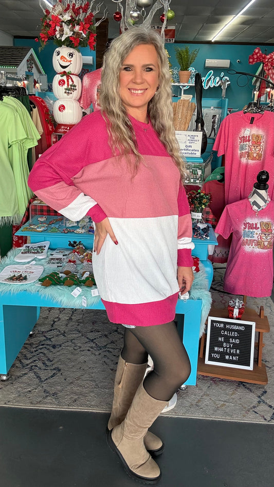 Colorblock Tunic-Plus
