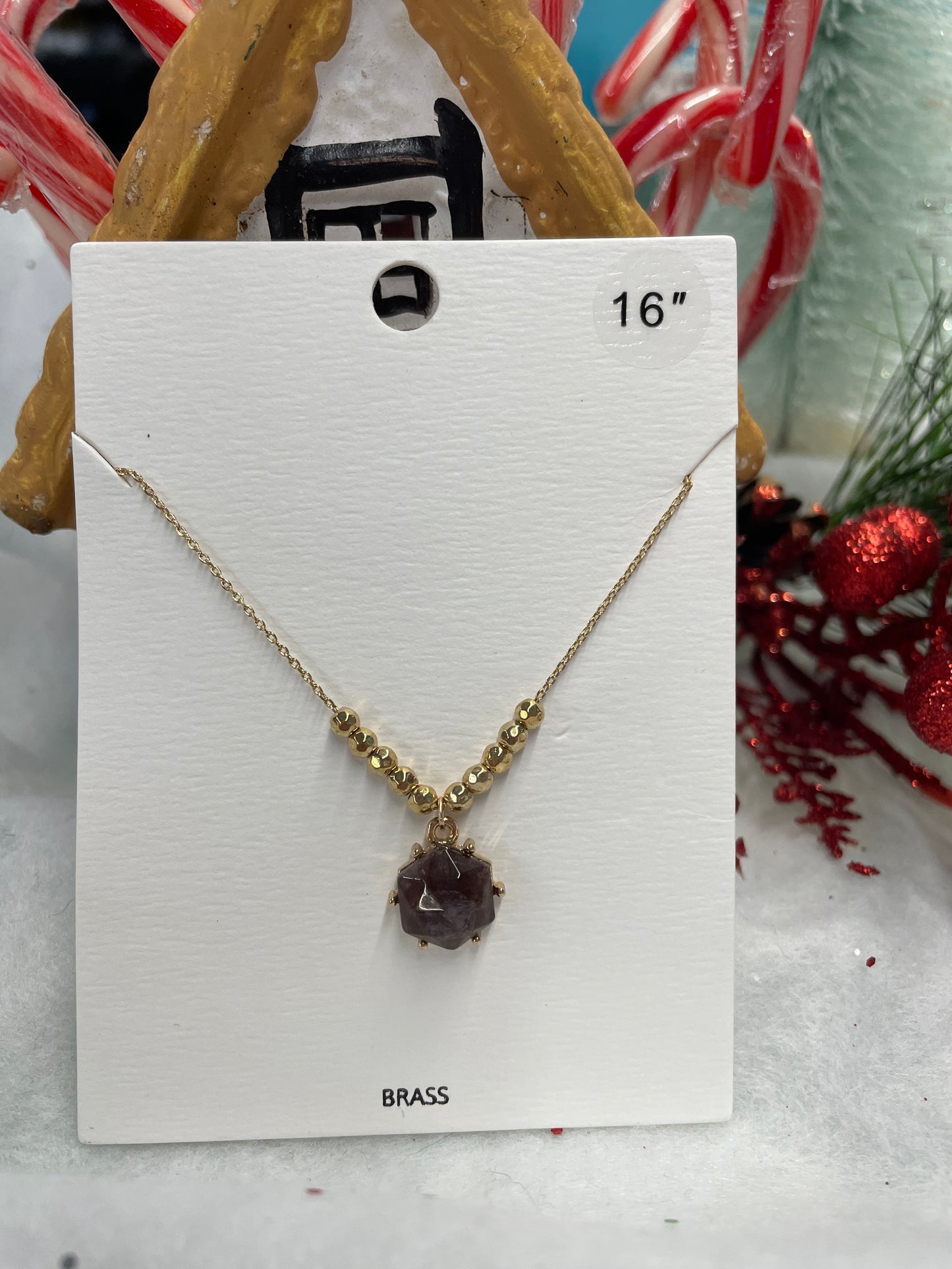 Amethyst Stone Necklace