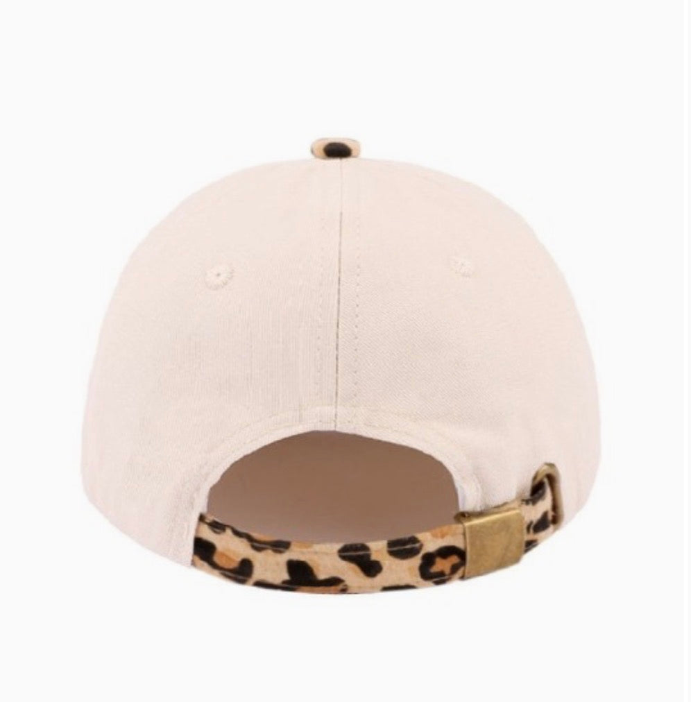 Leopard Bow Hat