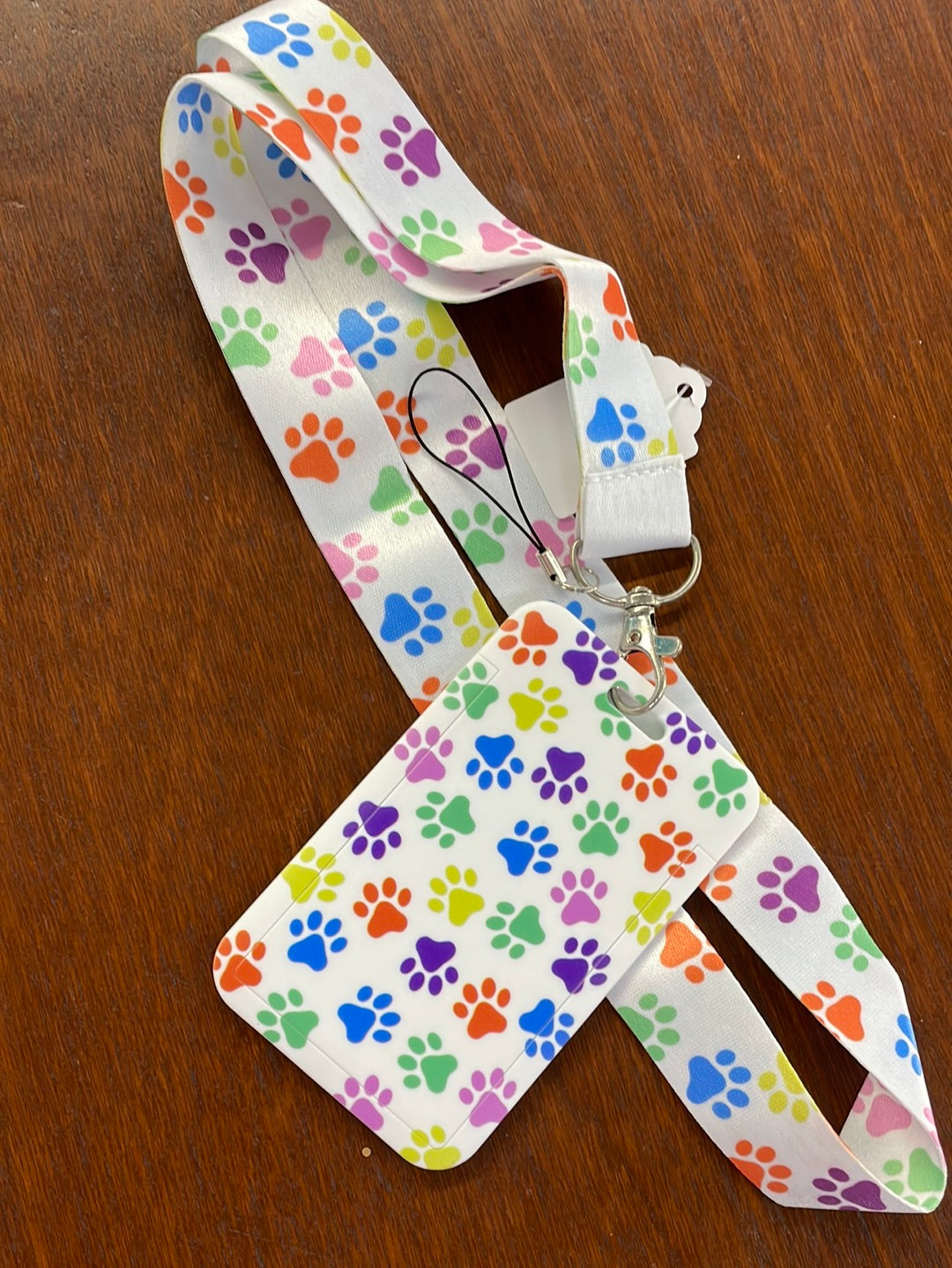 Paw Print ID Lanyard