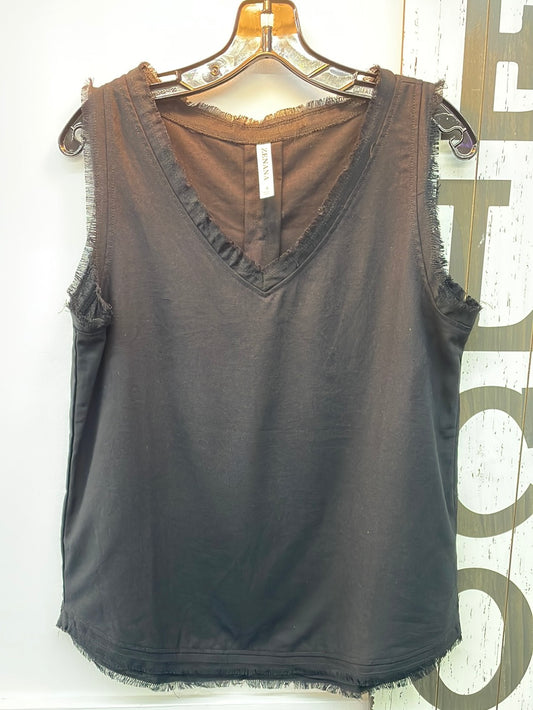 Black Linen Top