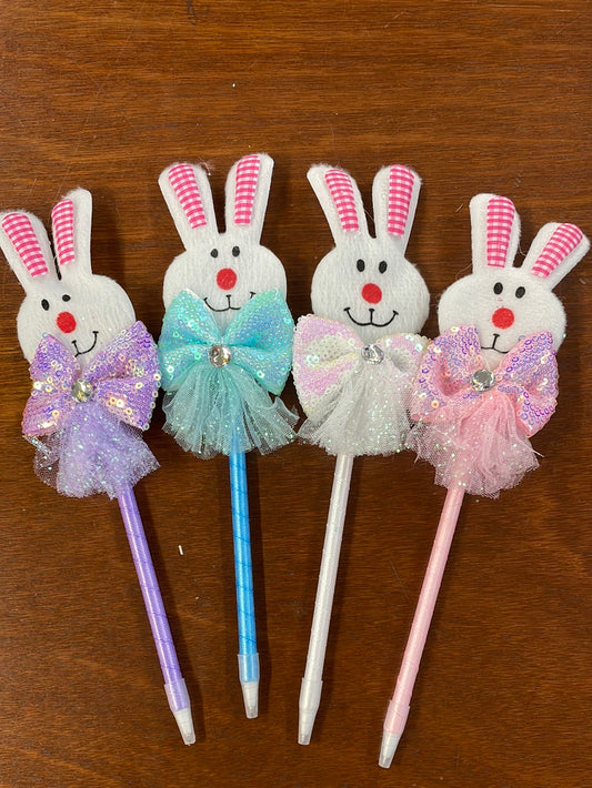 Sequin Bunny Pen