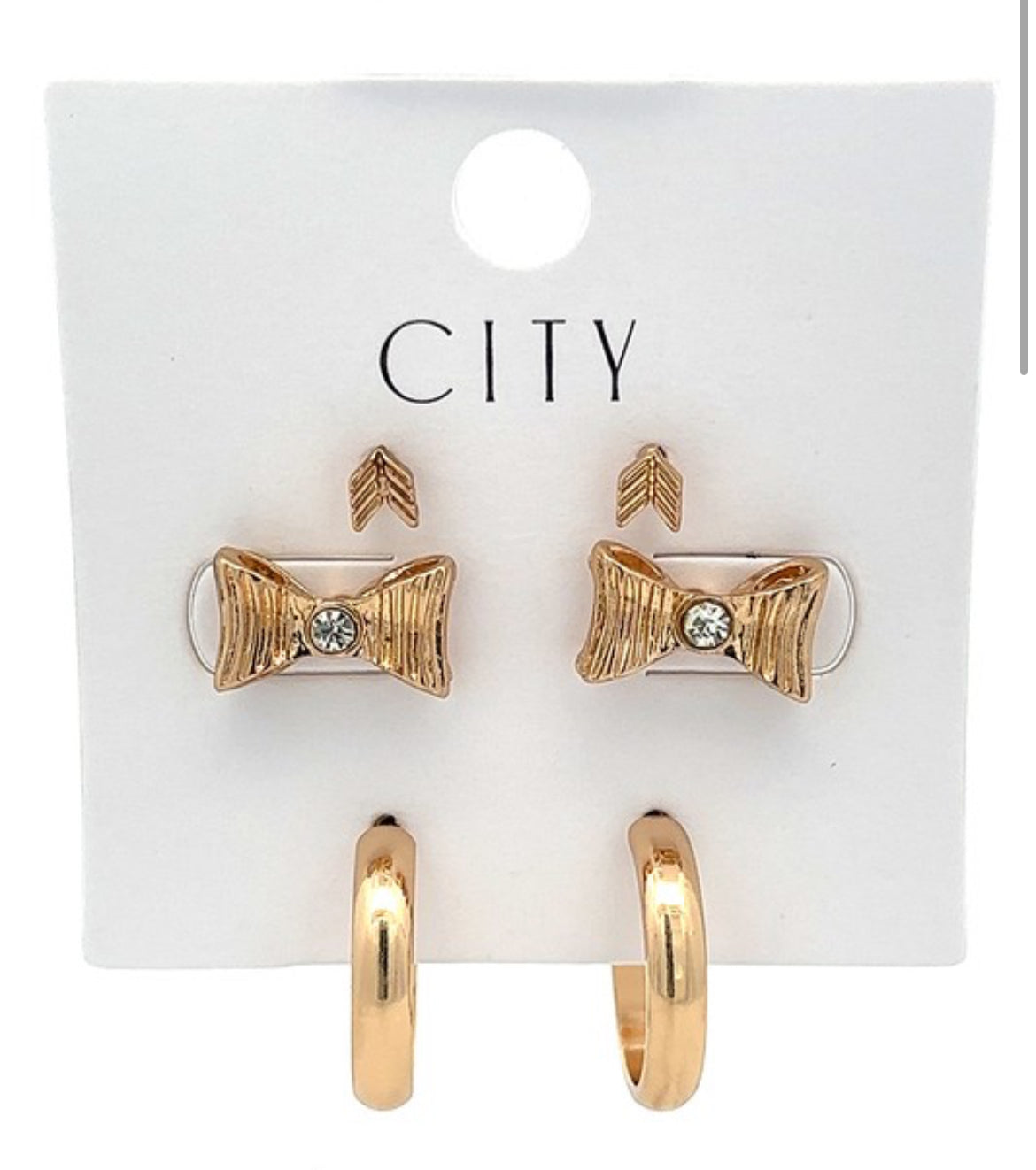 Bow Earring Set