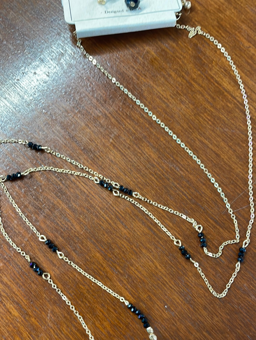 Bead Pendant Necklace Set