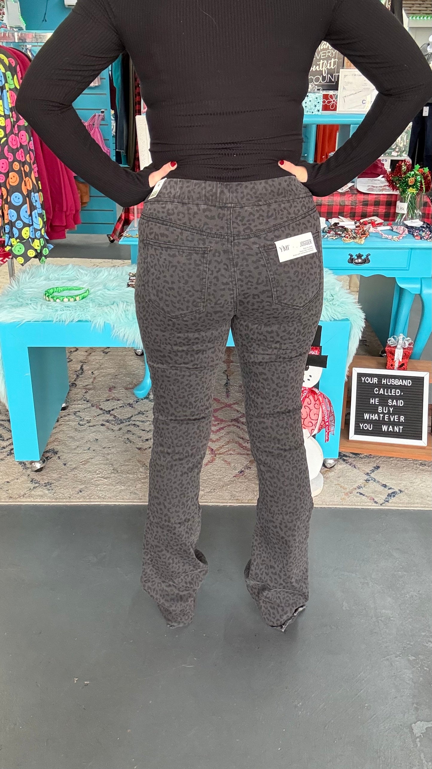 Leopard Flare Joggers