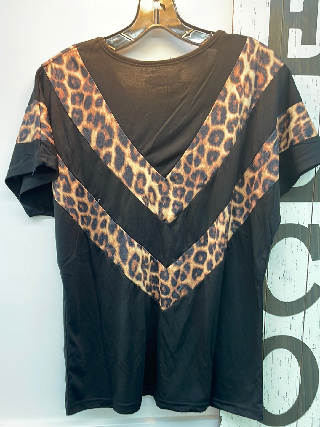 Leopard Contrast Tee