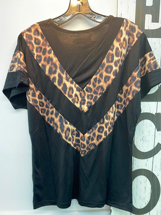 Leopard Contrast Tee