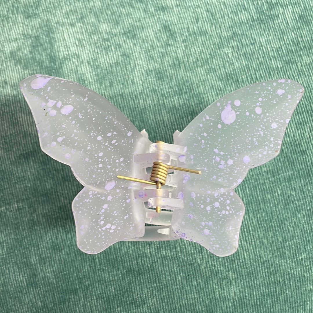 Paint Splatter Butterfly Clip