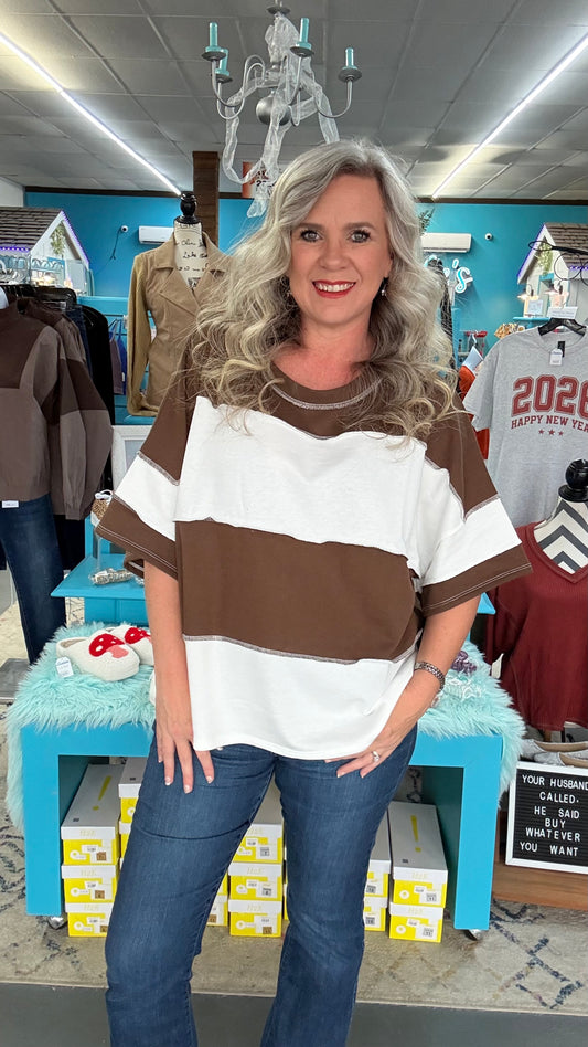 Reverse Seam Top-Plus