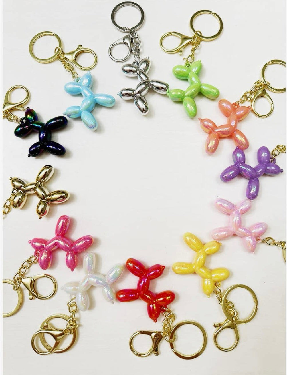 Balloon Dog Keychain
