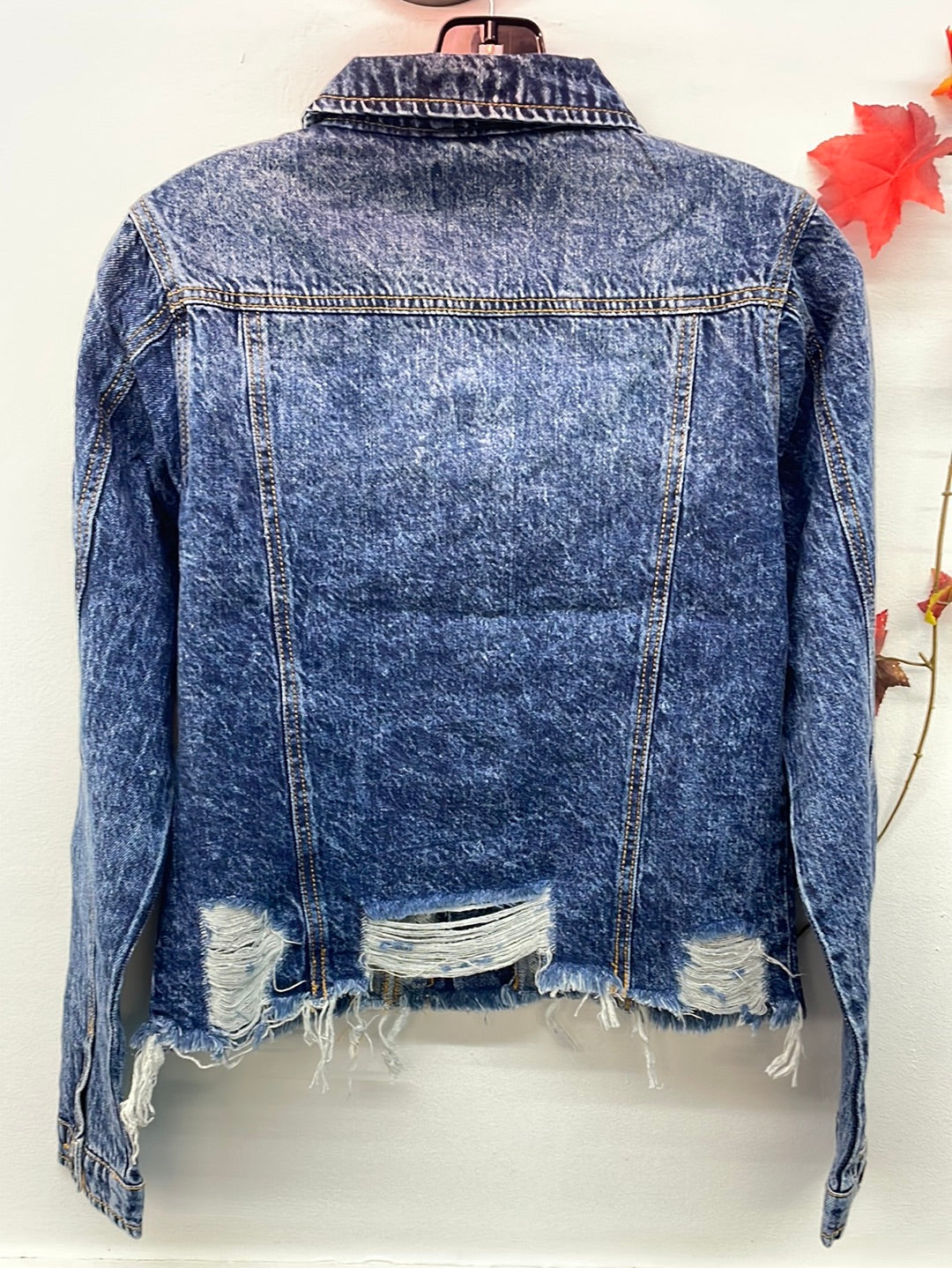 Distressed Denim Jacket