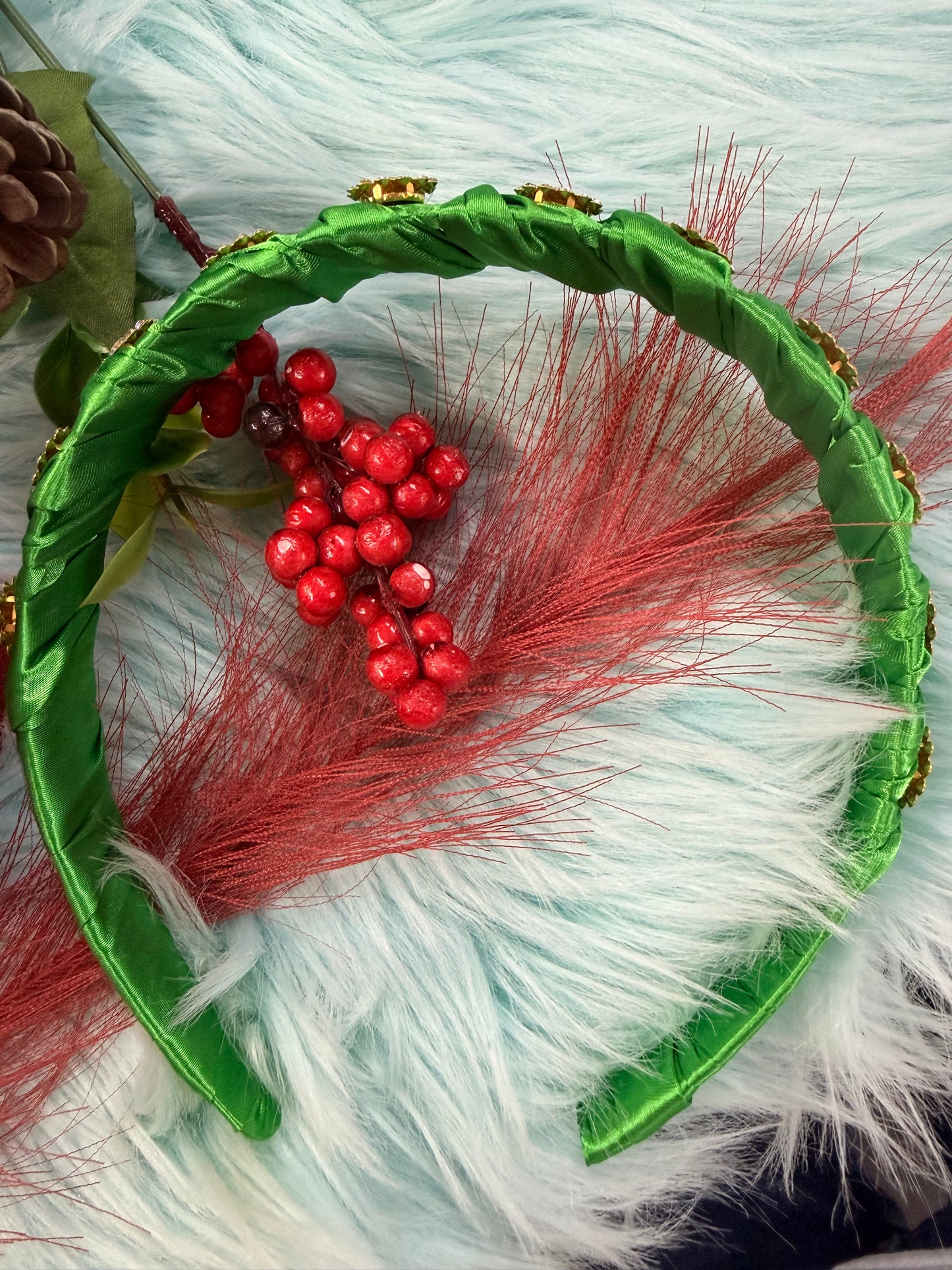 Rhinestone Satin Headband