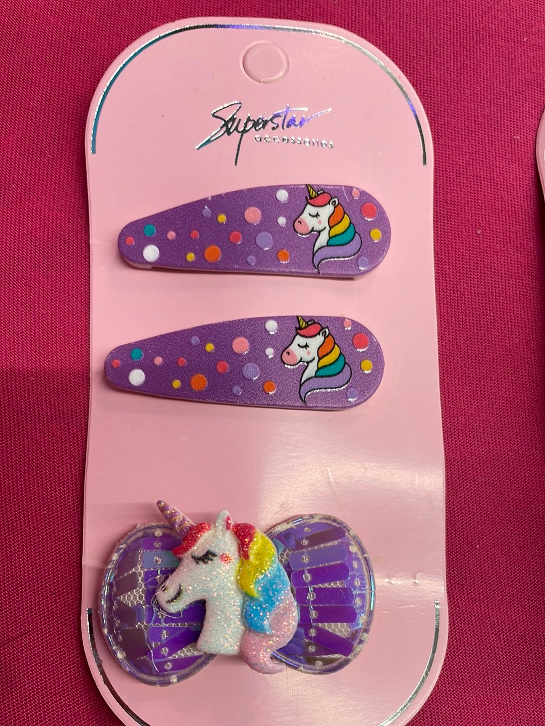 Unicorn Barettes-Girls