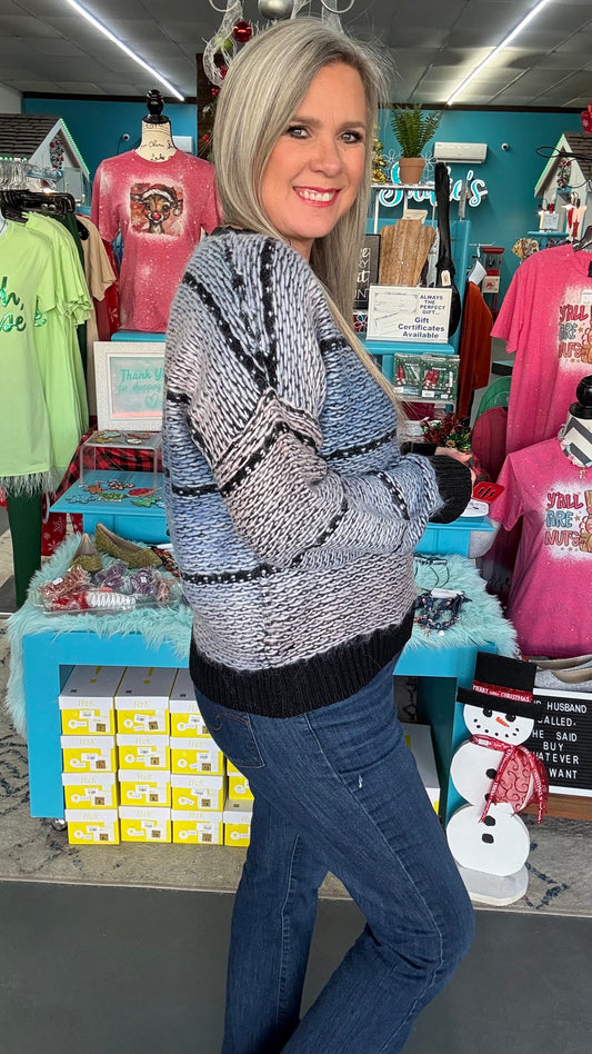 Ombré Stripe Sweater