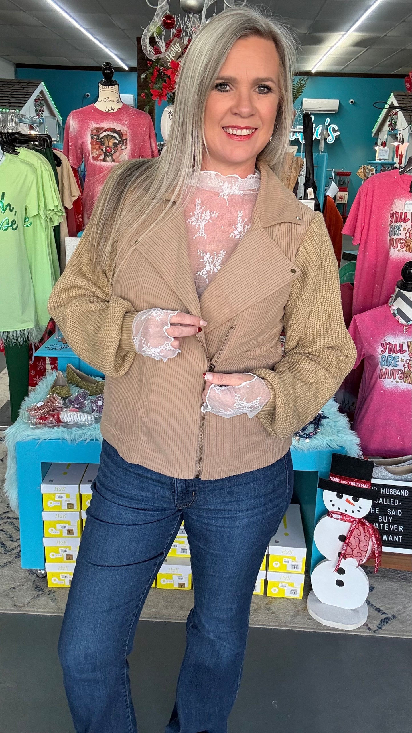 Corduroy Moto Jacket