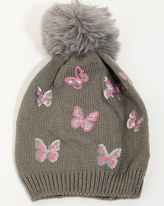 Sequin Beanie-Girls