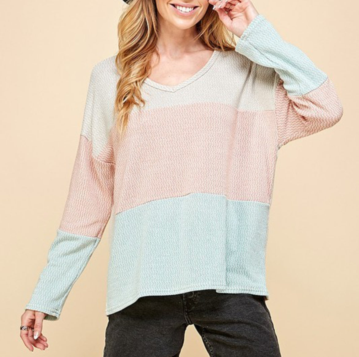 Peaches and Cream Sweater