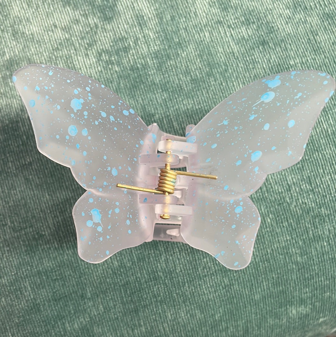 Paint Splatter Butterfly Clip