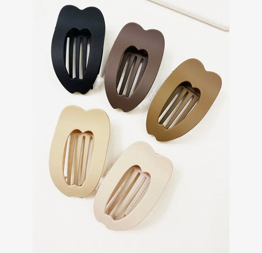 Neutrals Flat Claw Clip