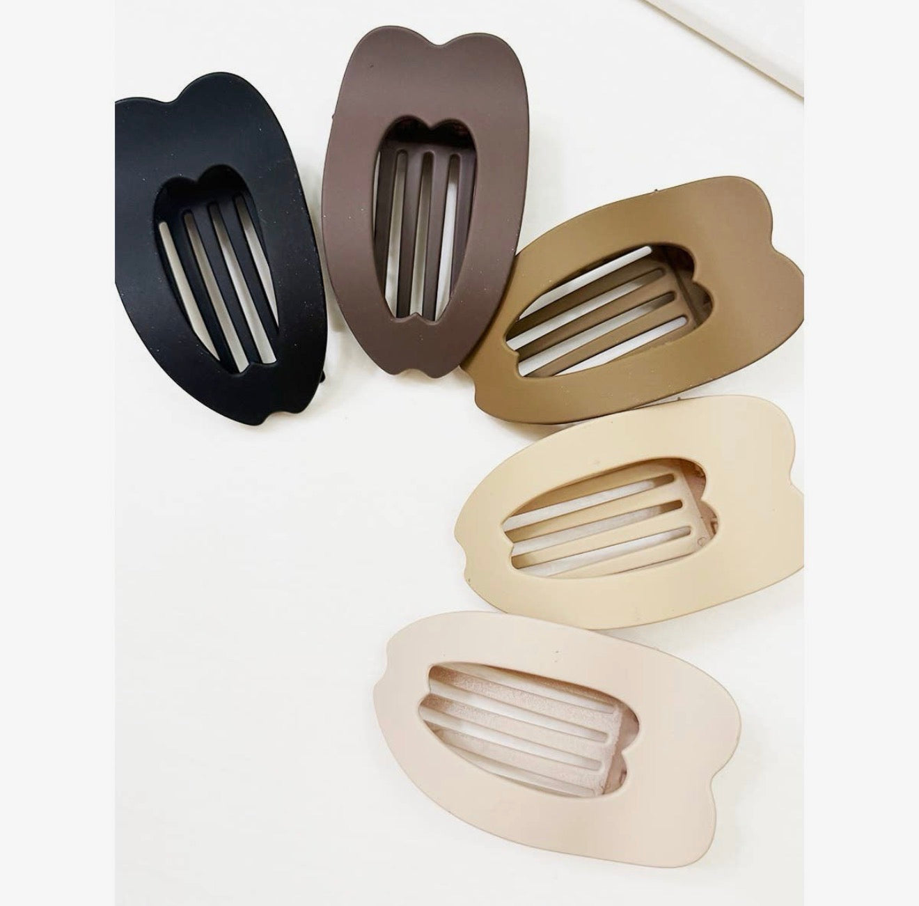 Neutrals Flat Claw Clip