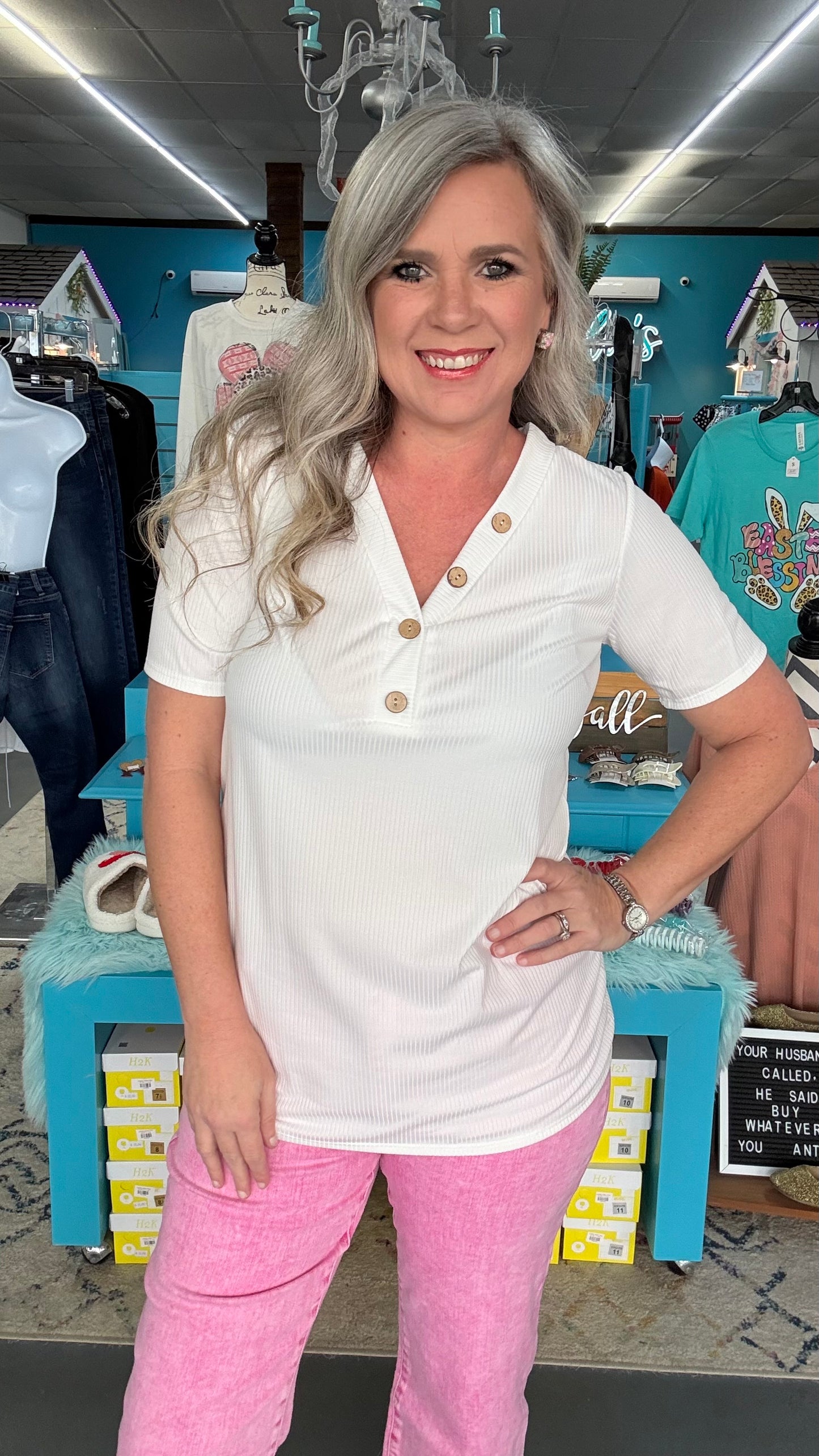 Ribbed Tee