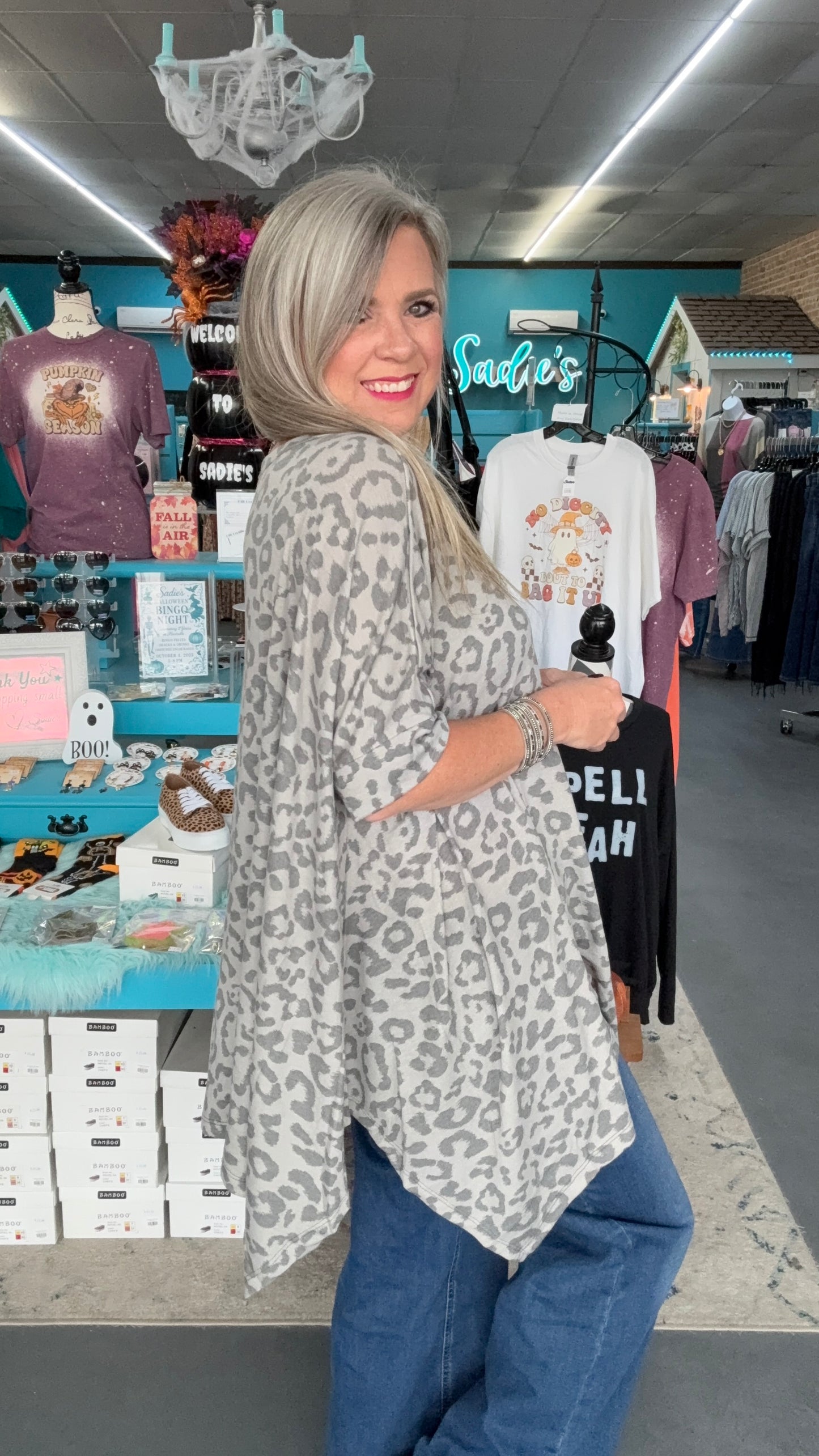 Leopard Sharkbite Tunic-Plus