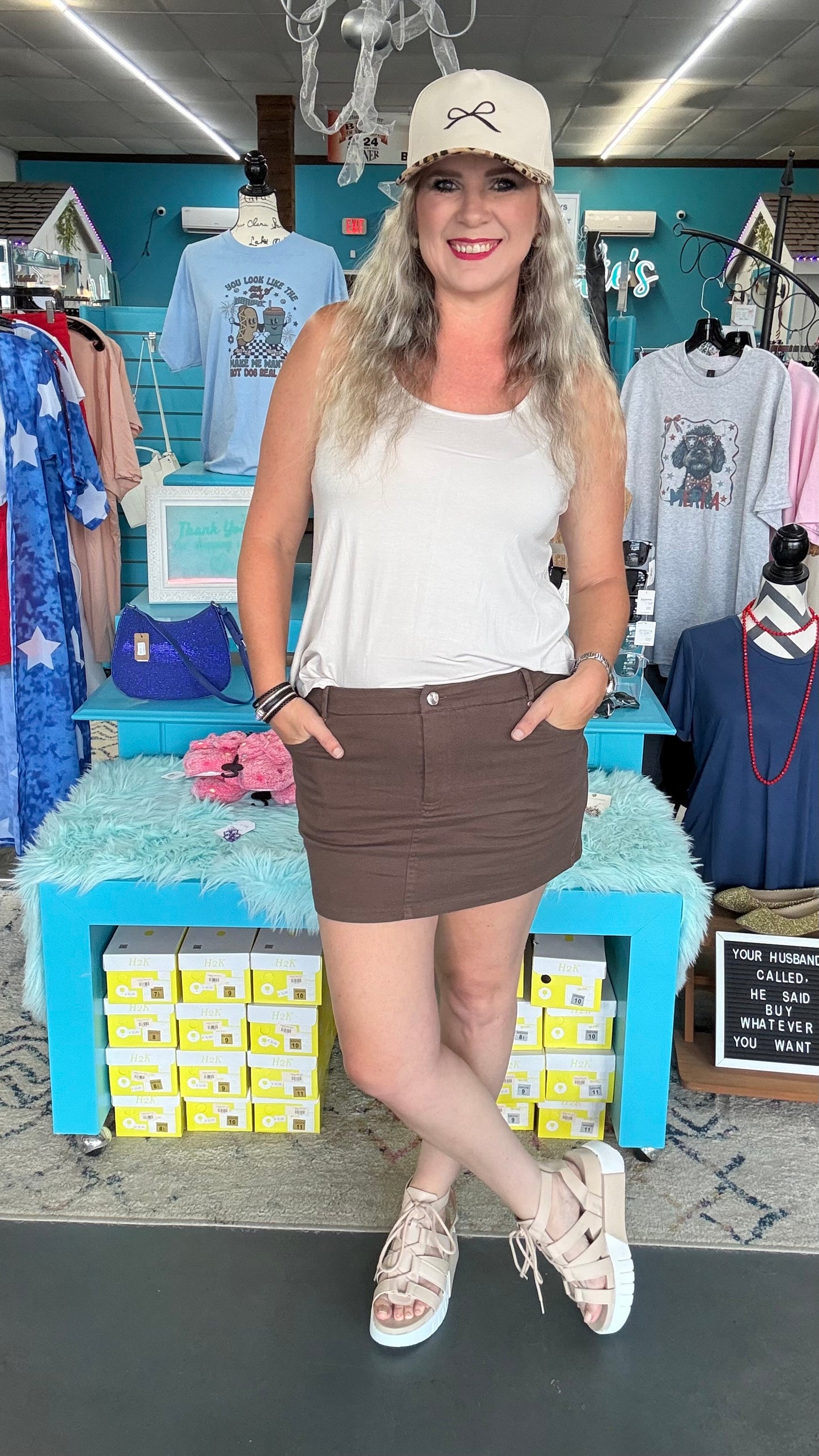 Cotton Twill Skort