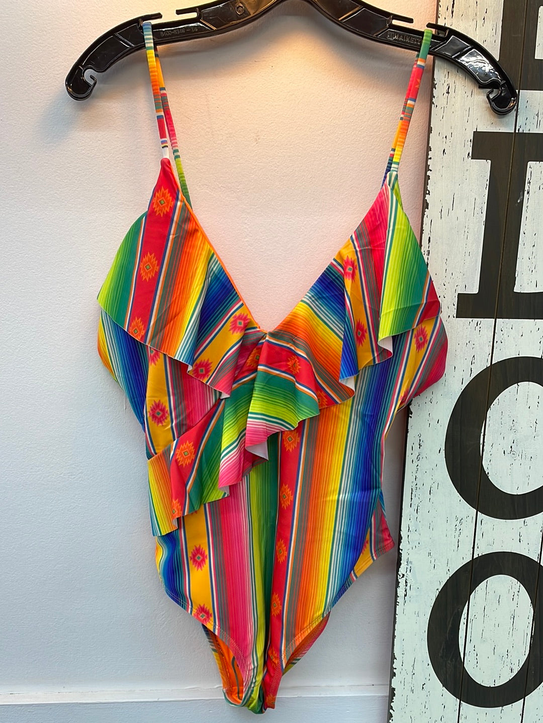 Neon Aztec Swimsuit