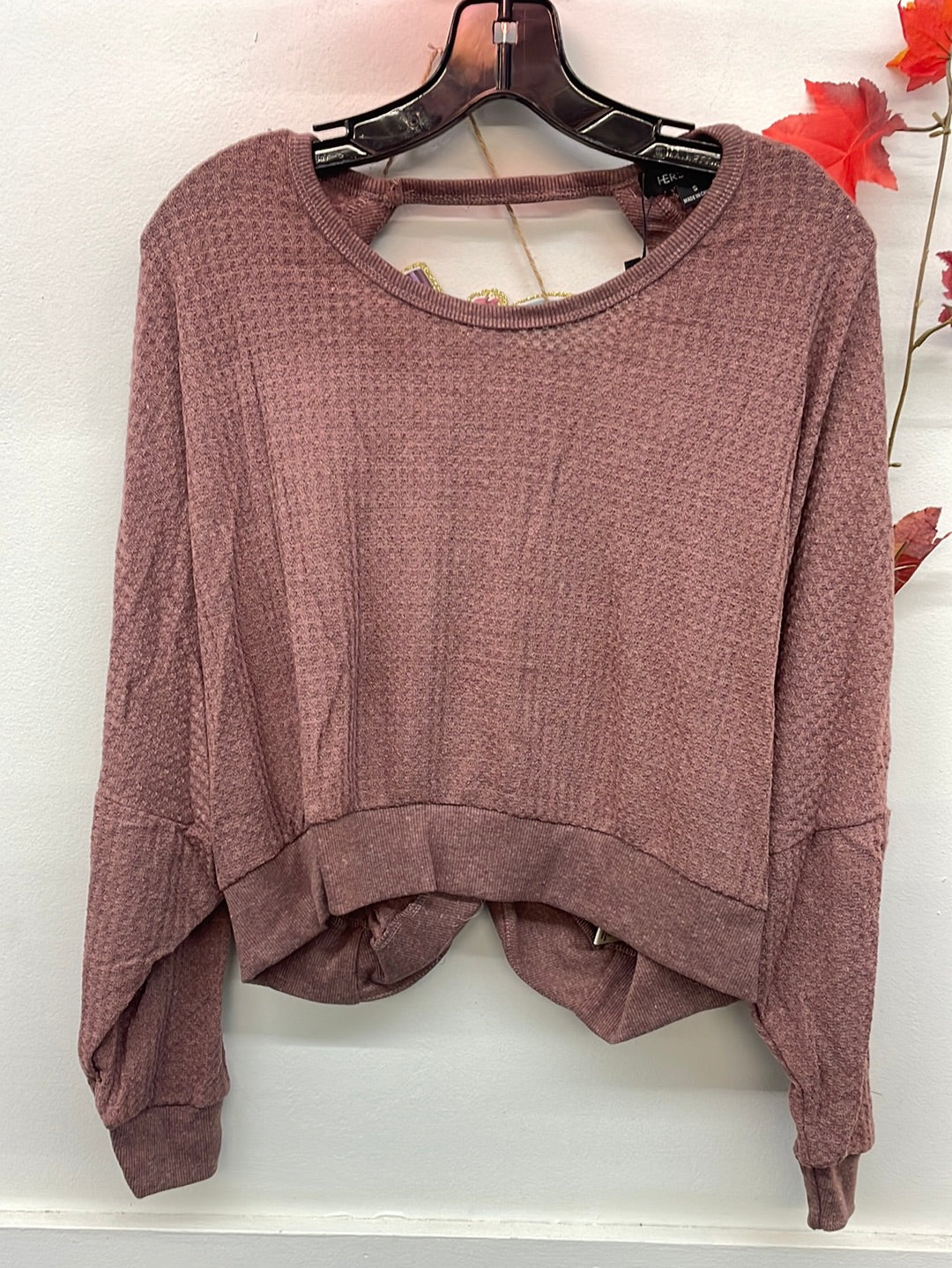 Mauve Waffle Top