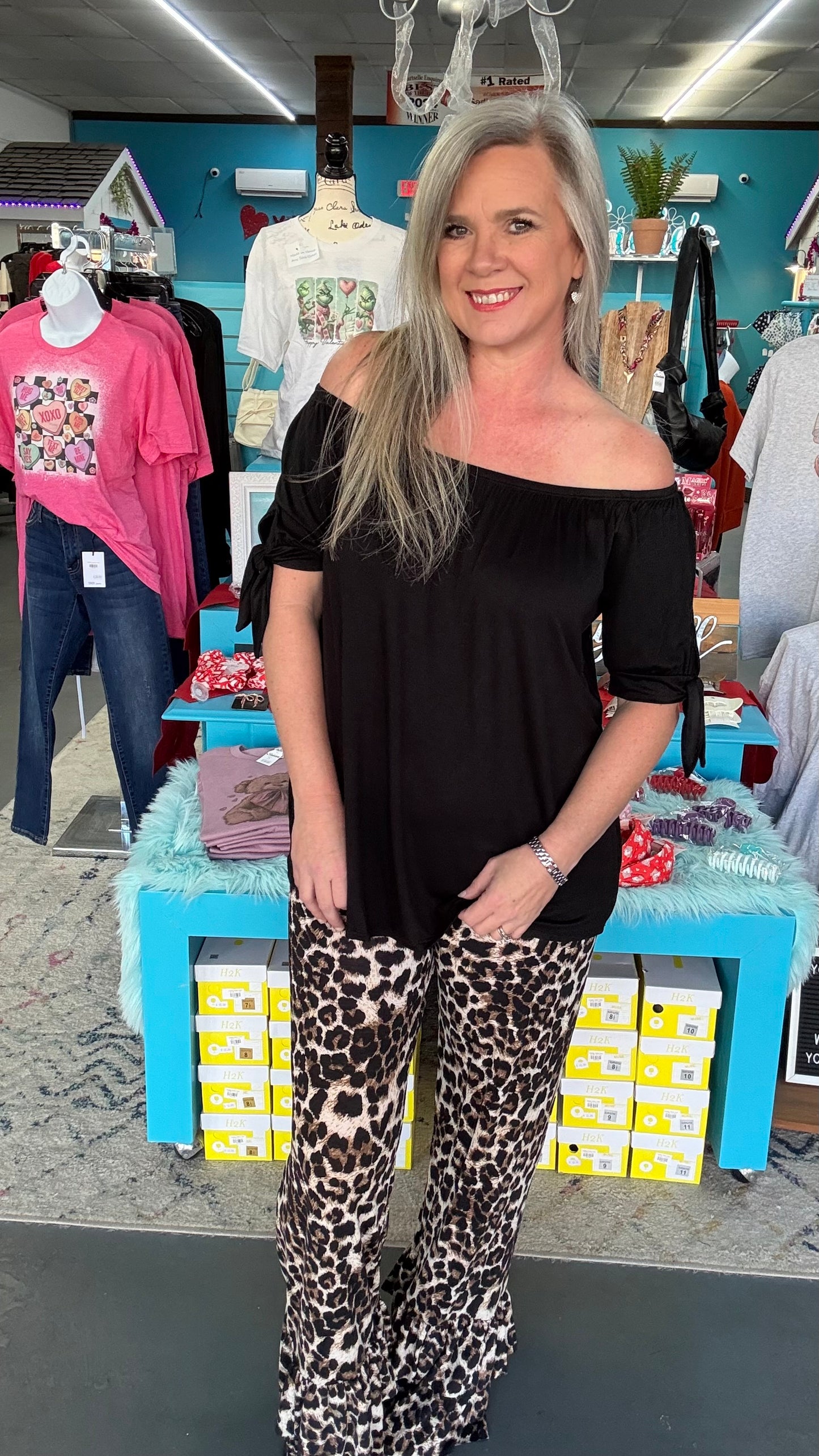 Off the Shoulder Swing Top