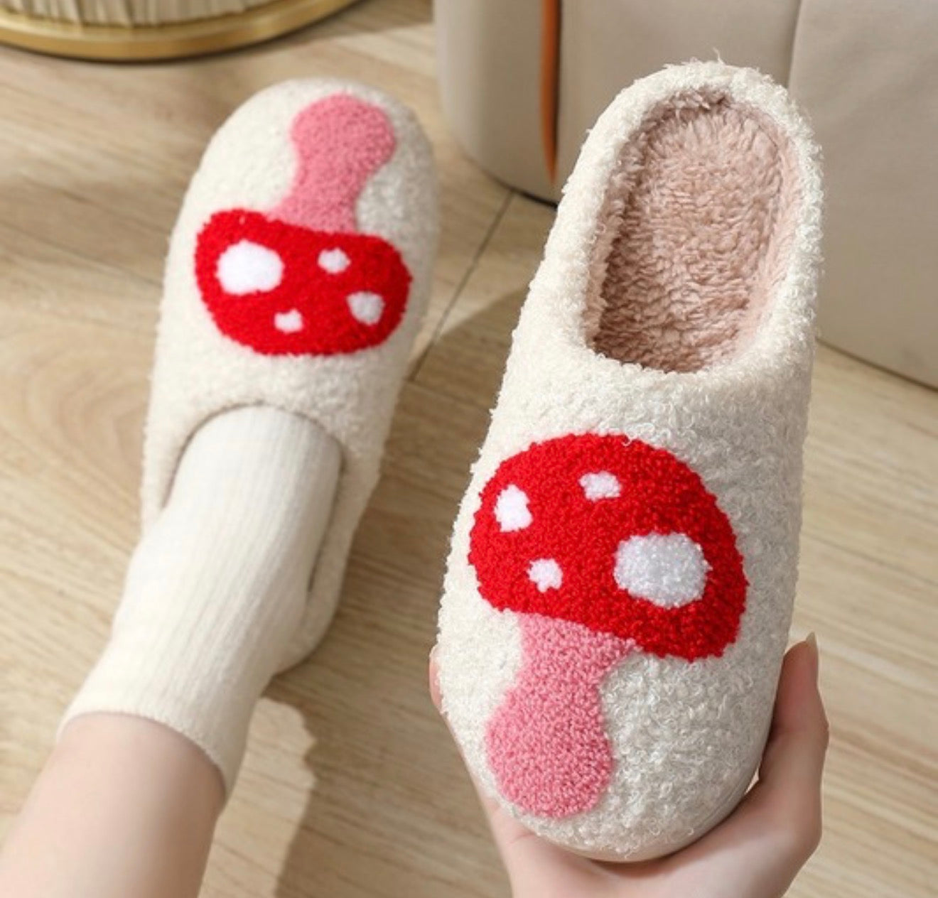 Mushroom Slippers