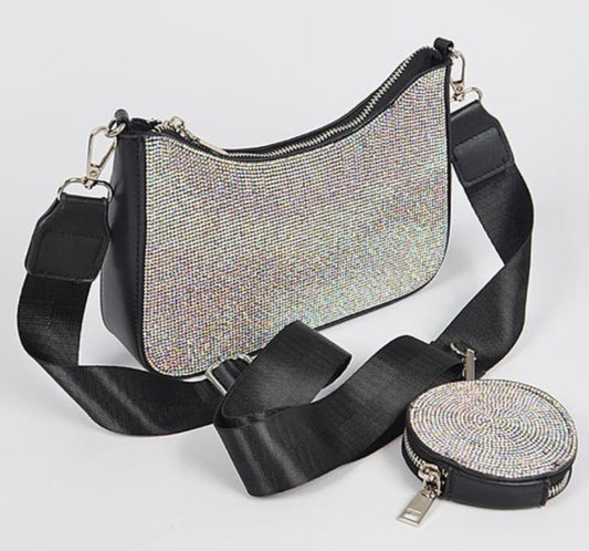 Rhinestone Crossbody Purse