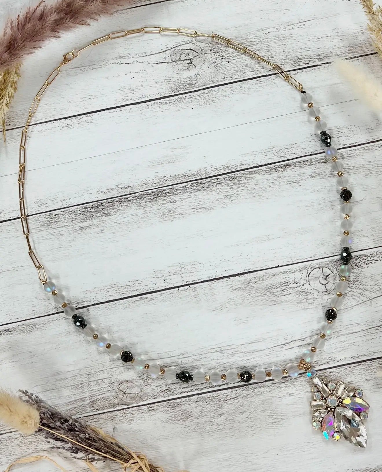 Crystal Pendant Necklace