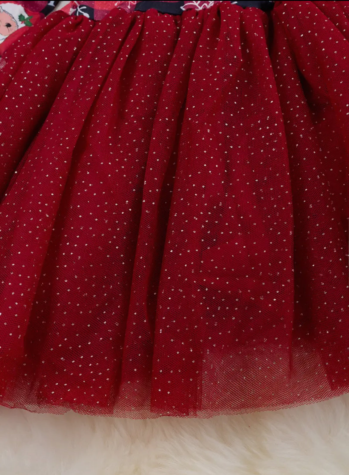 Santa Tulle Dress-Girls