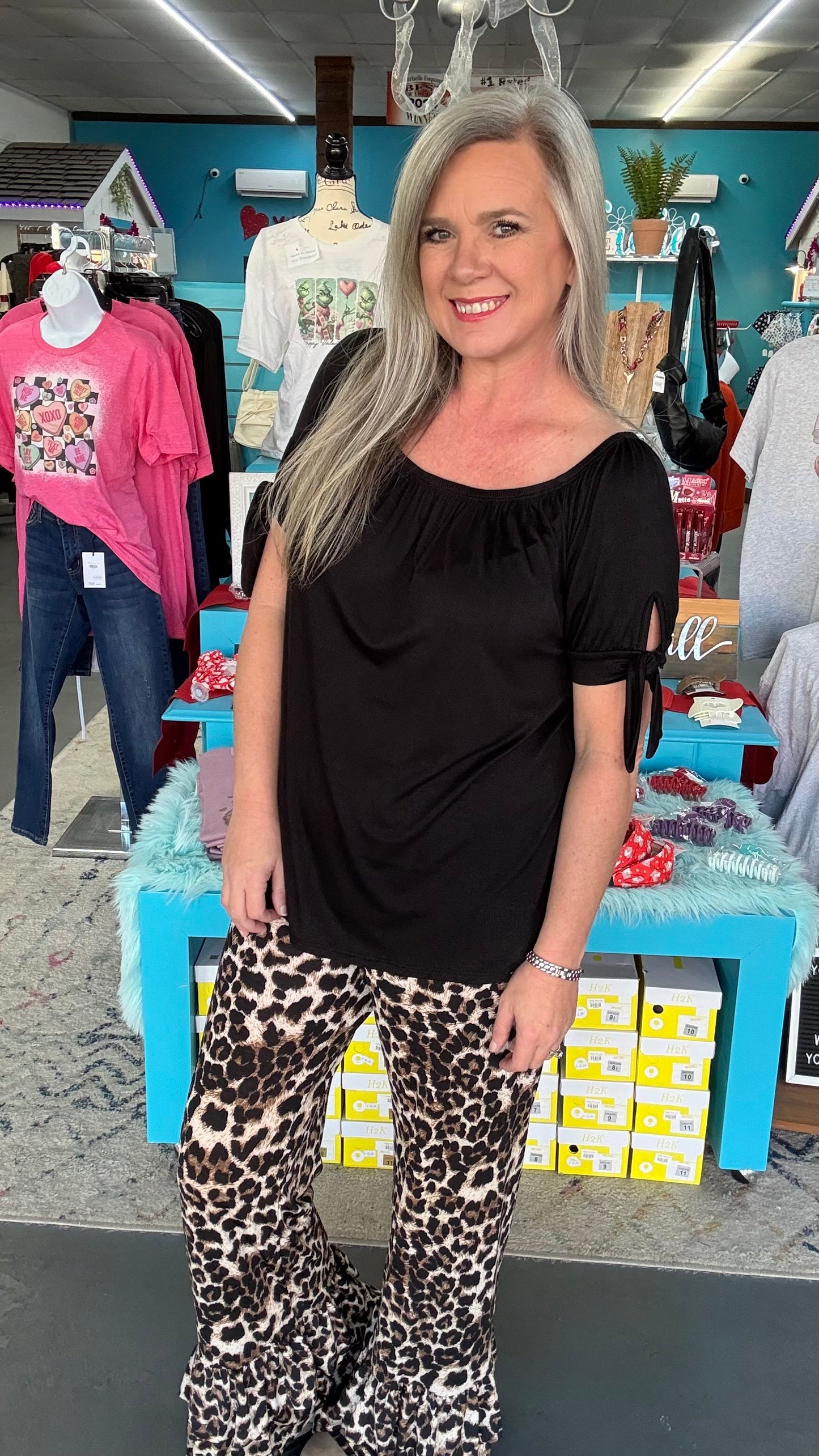 Off the Shoulder Swing Top