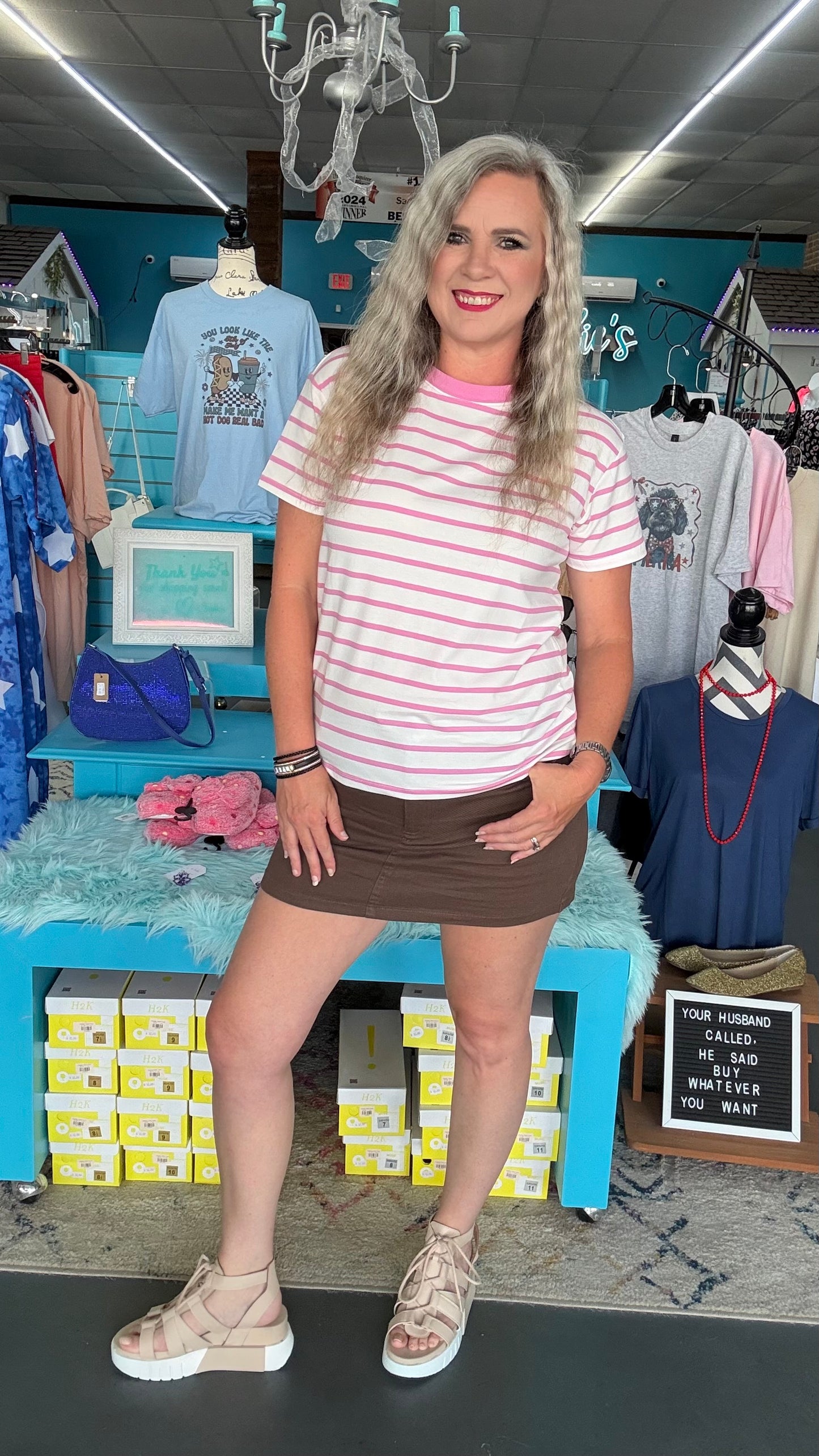 Stripe Ringer Tee