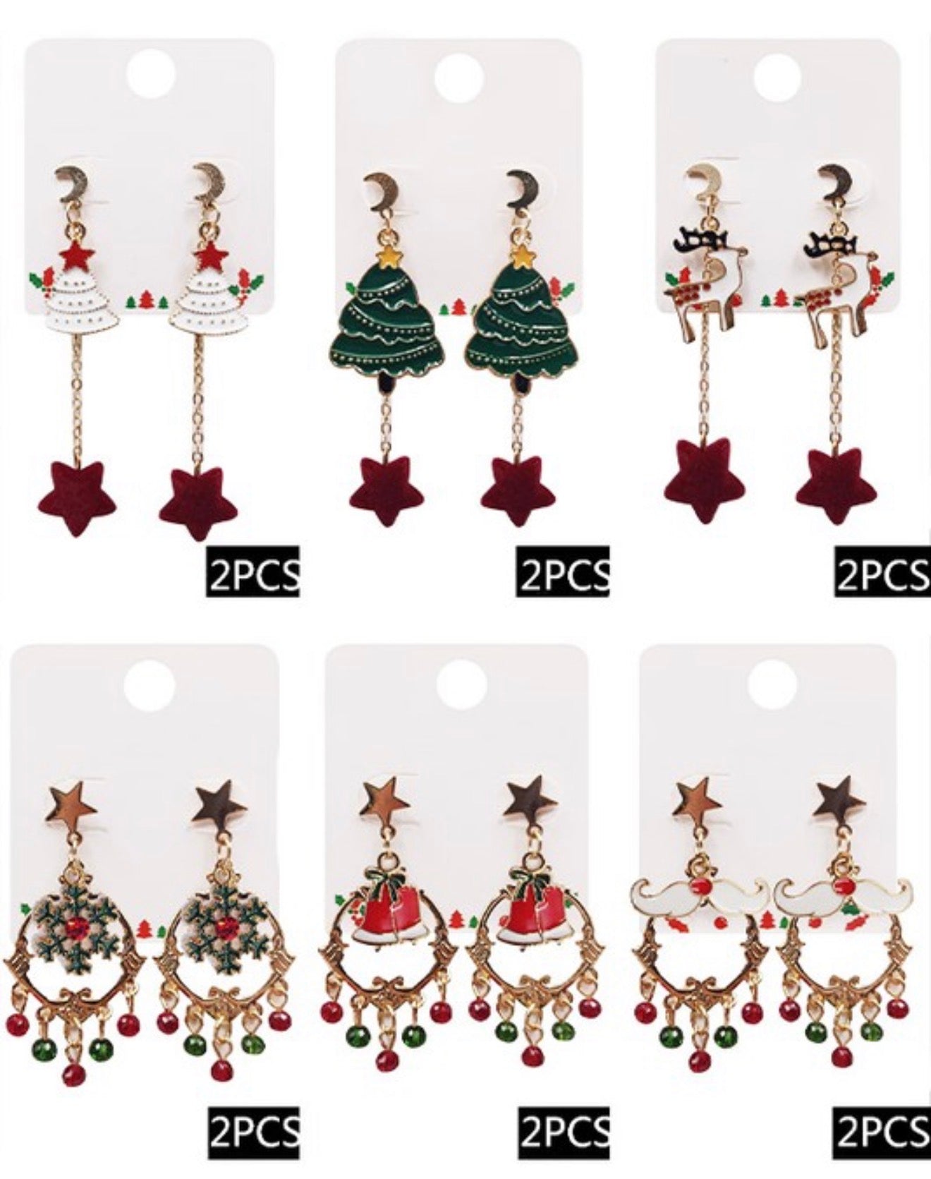 Christmas Dangle Earrings