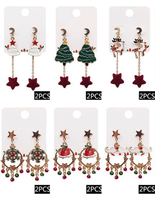 Christmas Dangle Earrings