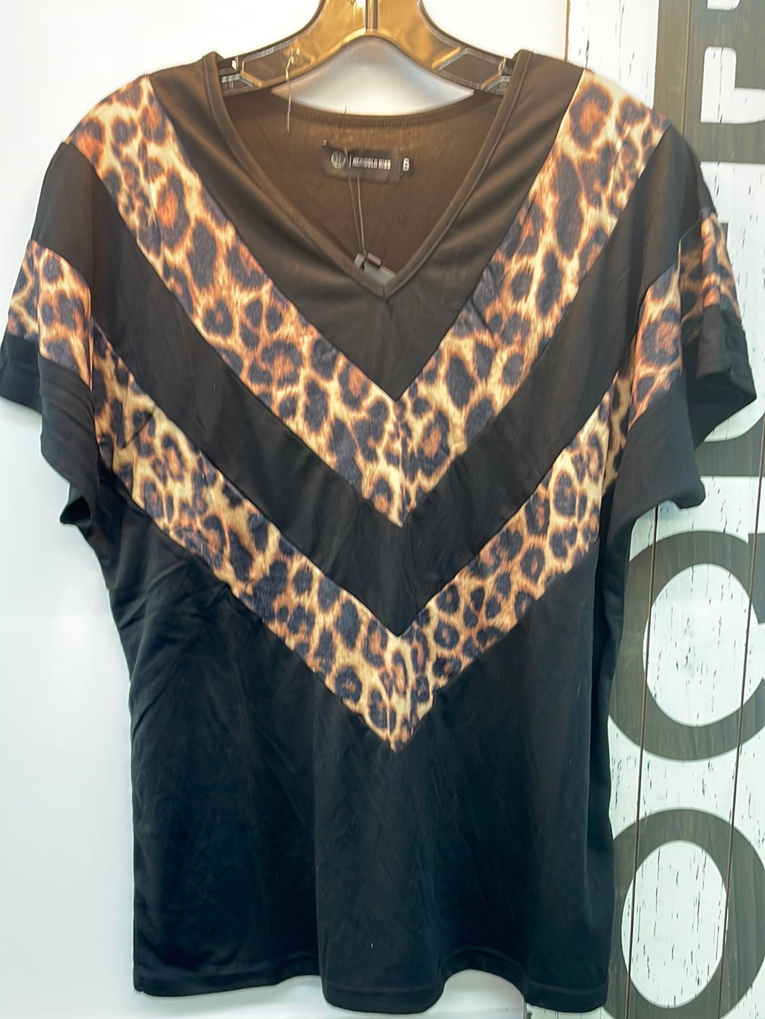 Leopard Contrast Tee