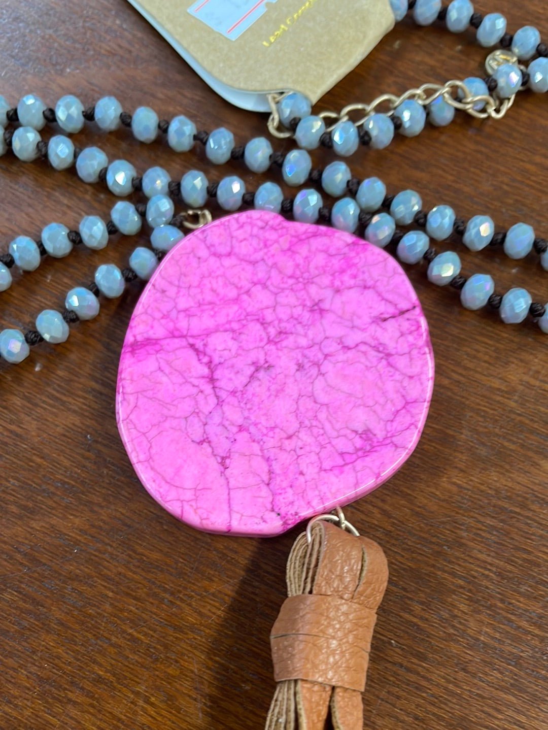 Pink Stone Necklace