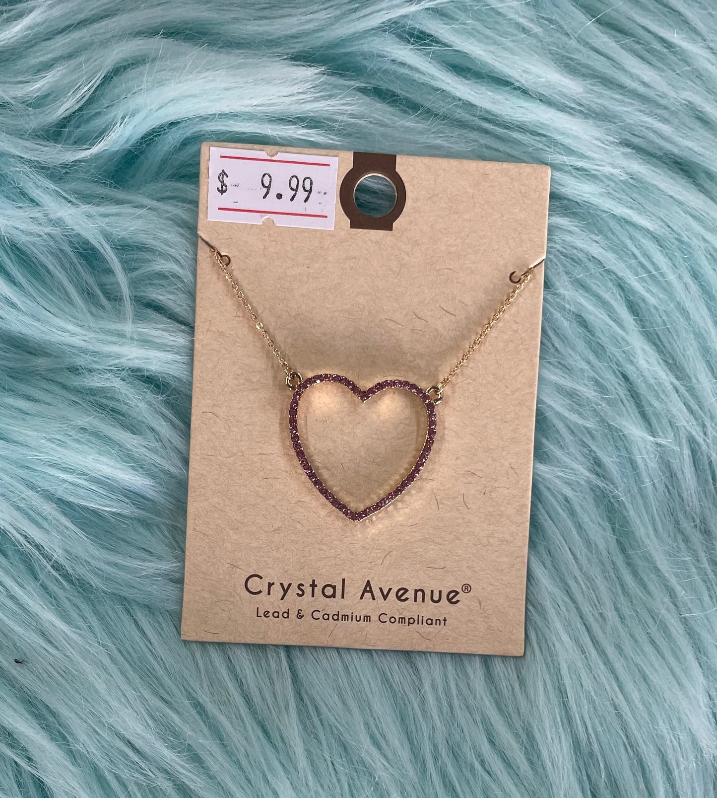 Pink Heart Necklace