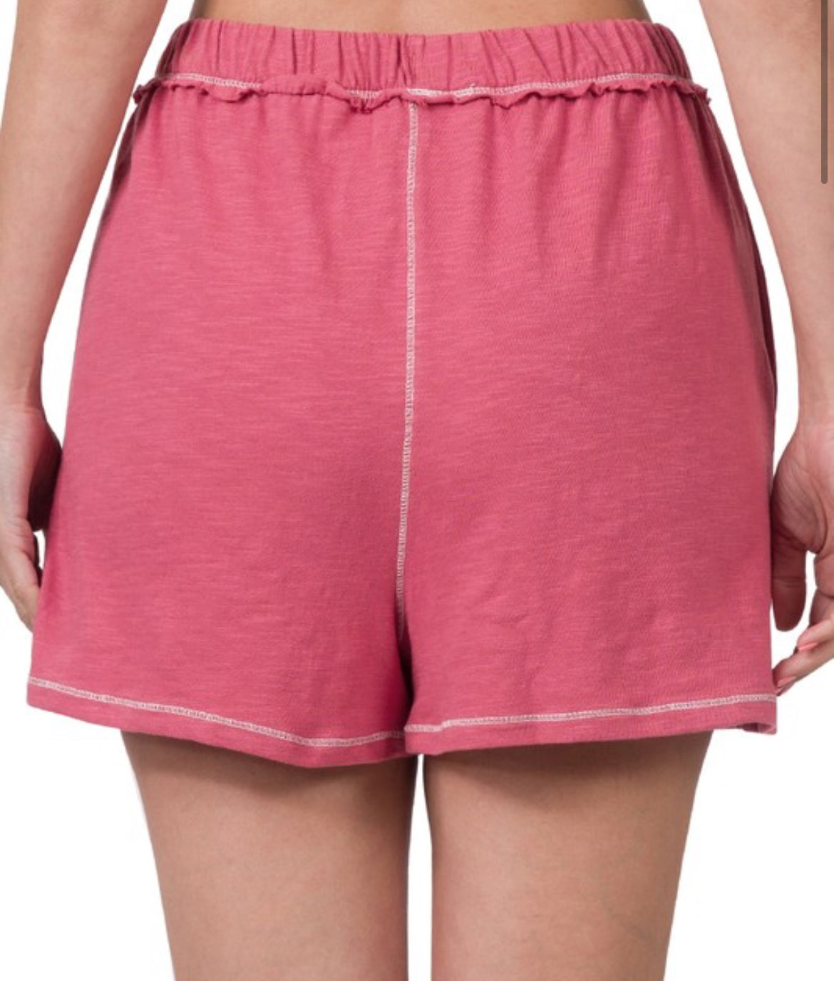 Contrast Stitch Shorts