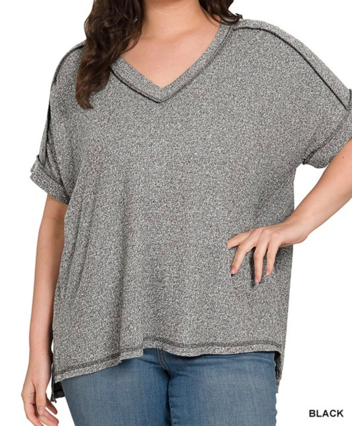Soft Hacci Top-Plus
