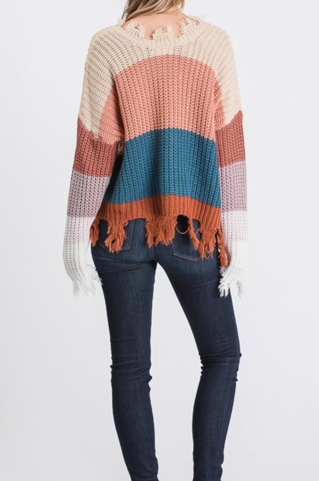 Oversized Stripe Sweater