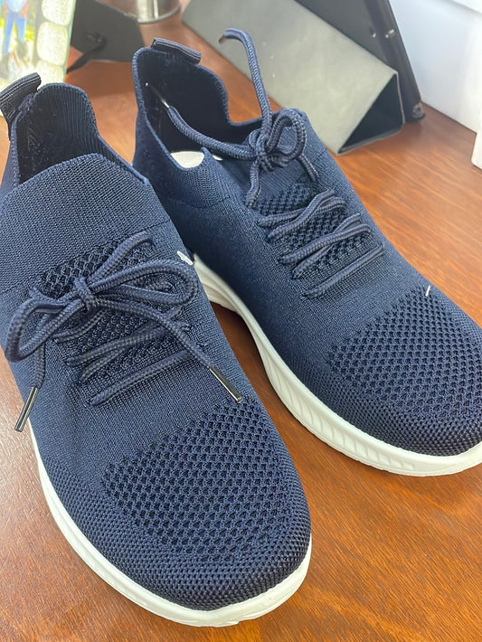 Navy Comfort Tennis Shoes