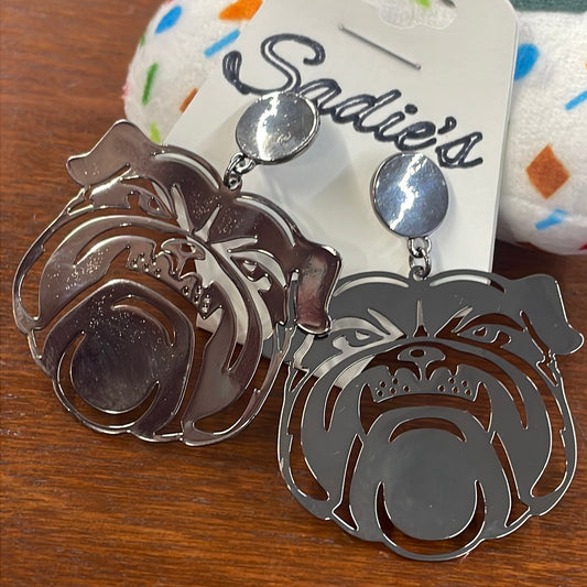 Bulldog Earrings