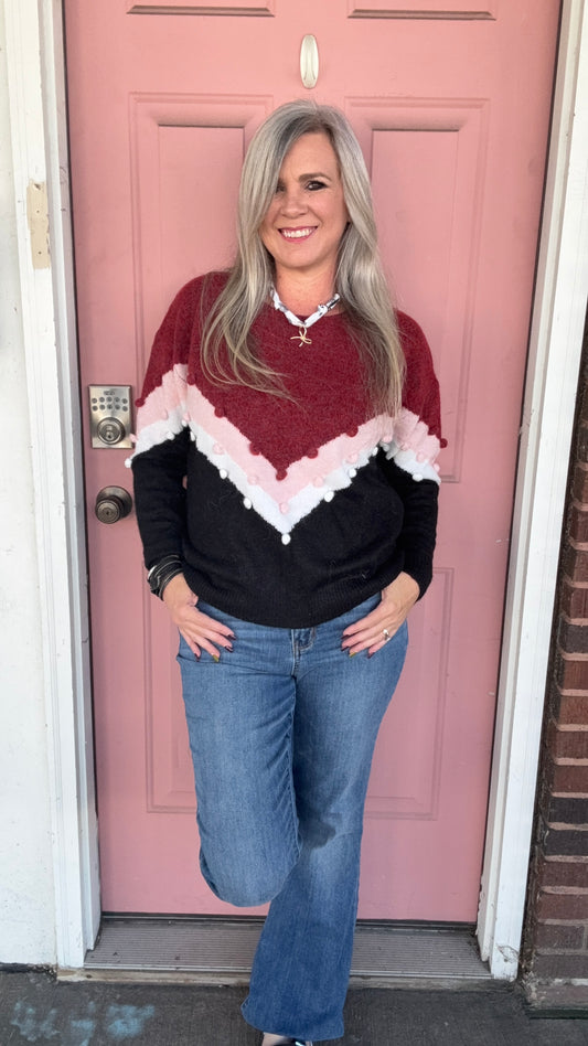 Cozy Pompom Sweater