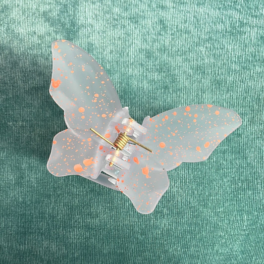 Paint Splatter Butterfly Clip