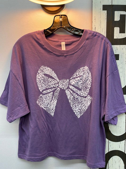 Leopard Bow Tee