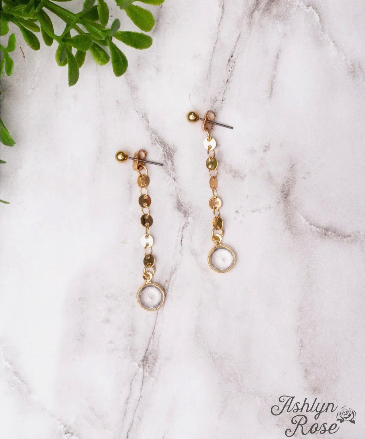 Crystal Dangle Earrings